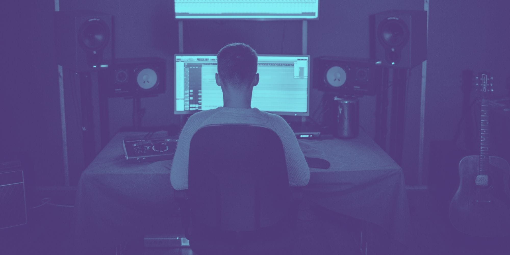 how to create contrast in a mix header